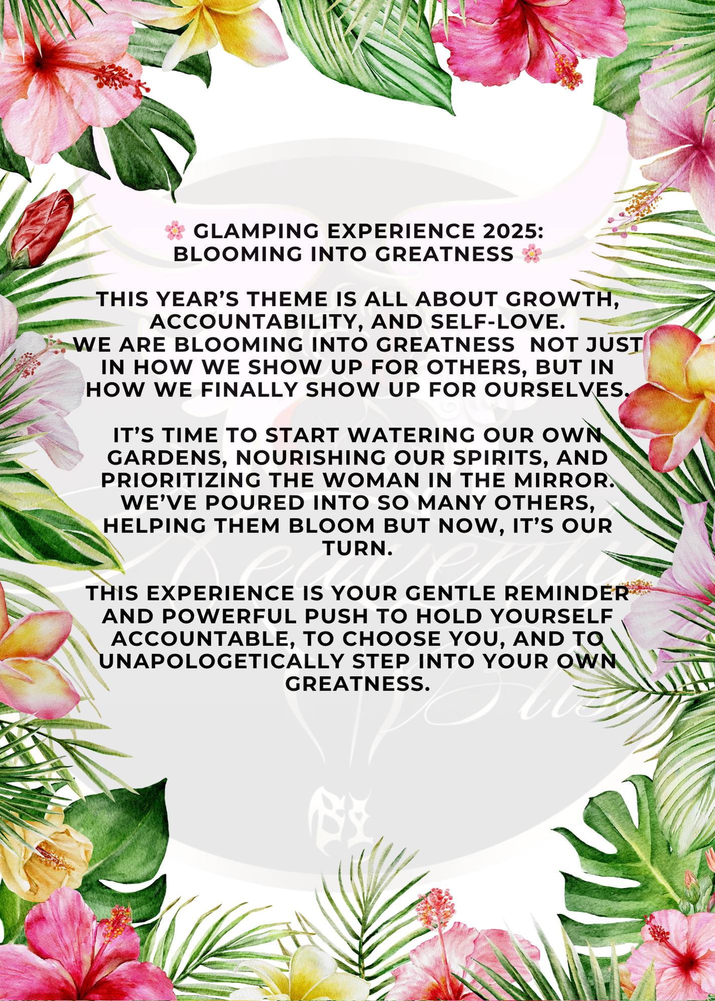 2025 Glamping Experience