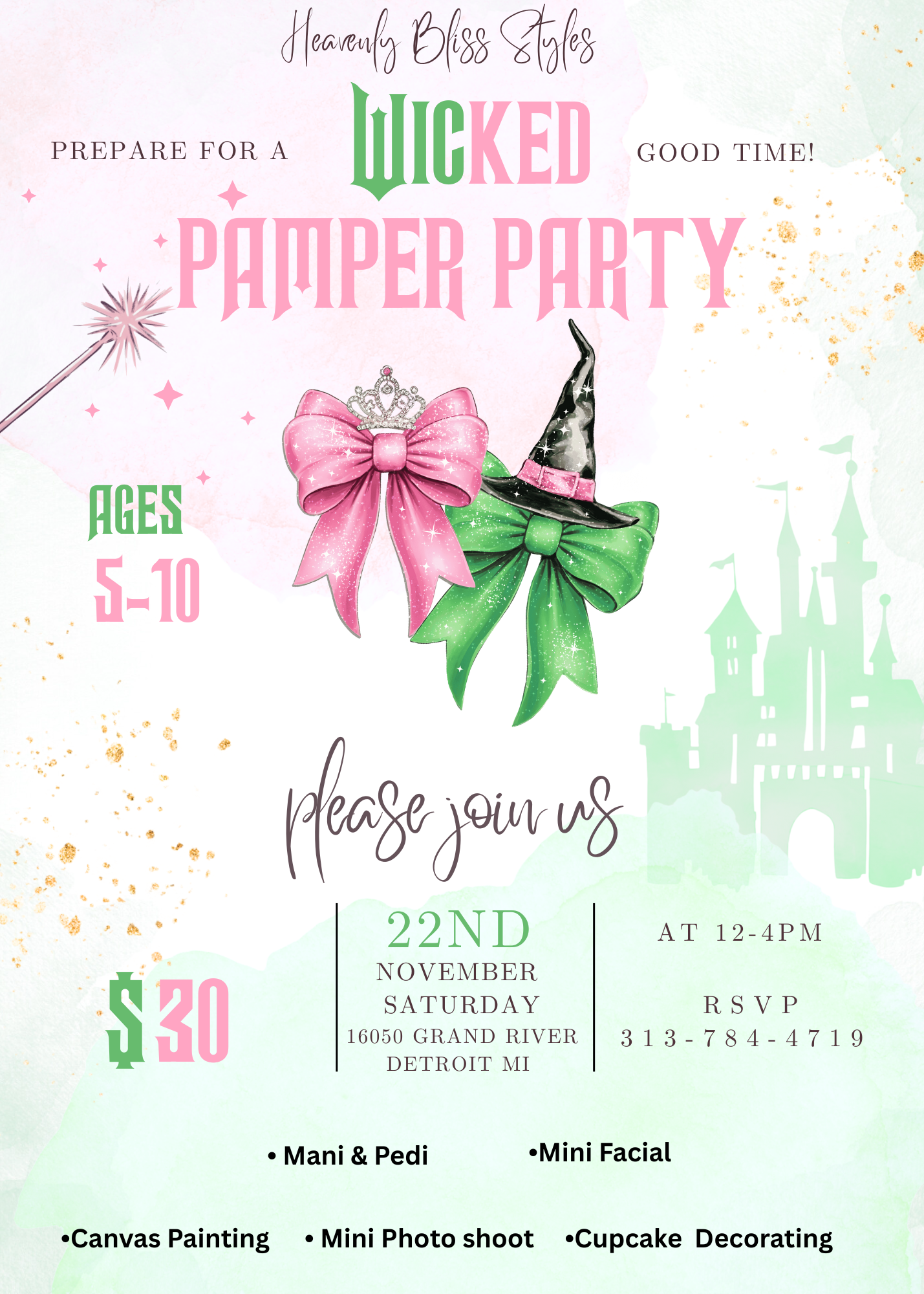 Wicked Pamper Party